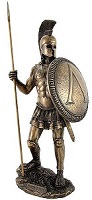 figur af spartanske kriger
